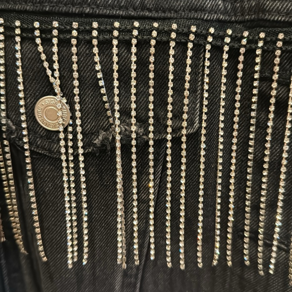 Cropped Denim Jacket - image 5